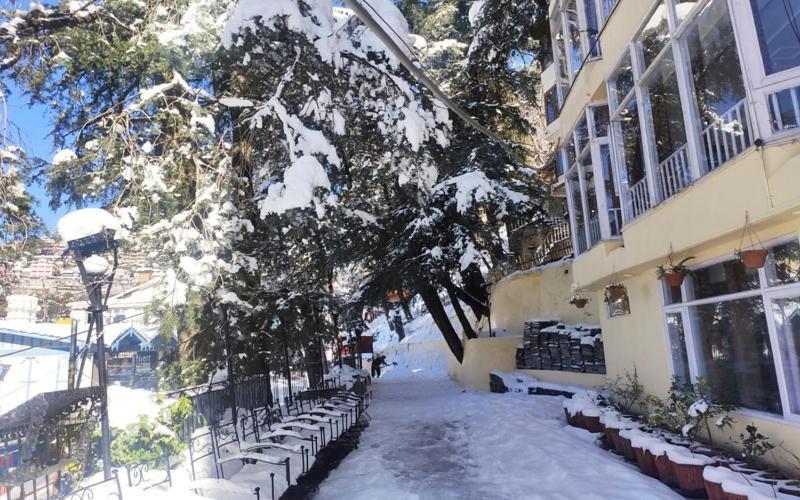 Hotel Le Talbot Shimla Exteriör bild